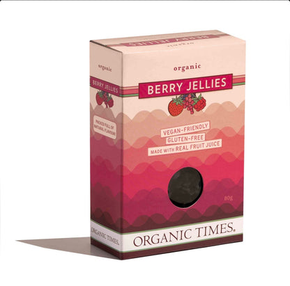 Organic berry jellies