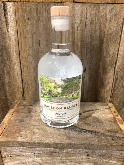 Macedon Ranges Handcrafted- Locally Distilled and Bottled Dry Gin