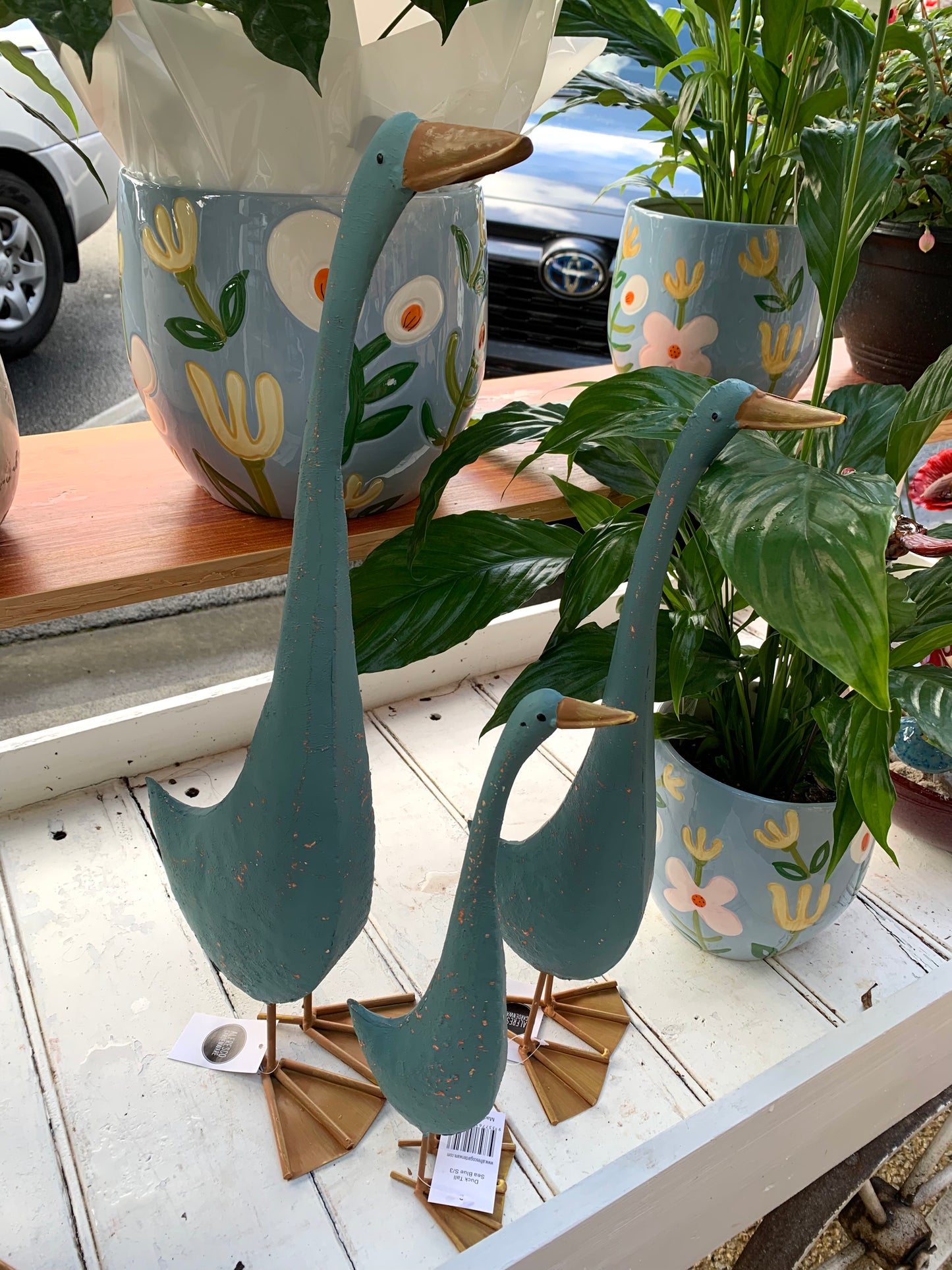 Duck family Gardenware