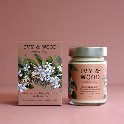 Ivy & Wood The Entire Australiana coconut soy wax candle collection