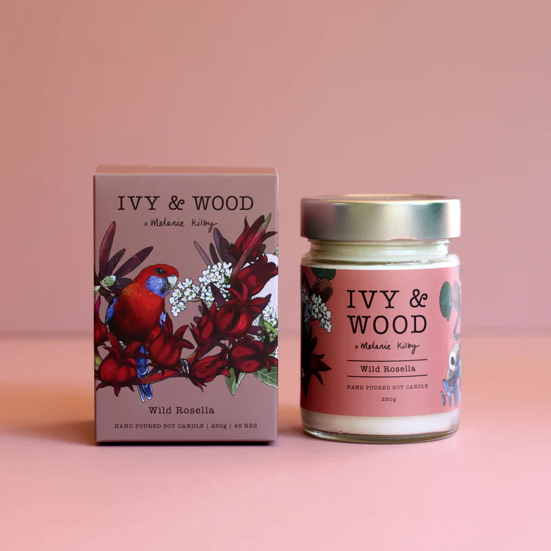 Ivy & Wood The Entire Australiana coconut soy wax candle collection