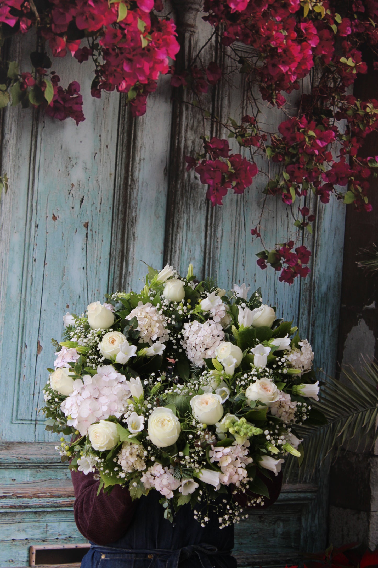 'GARDEN OF EDEN' - fresh floral Wreath Arrangement